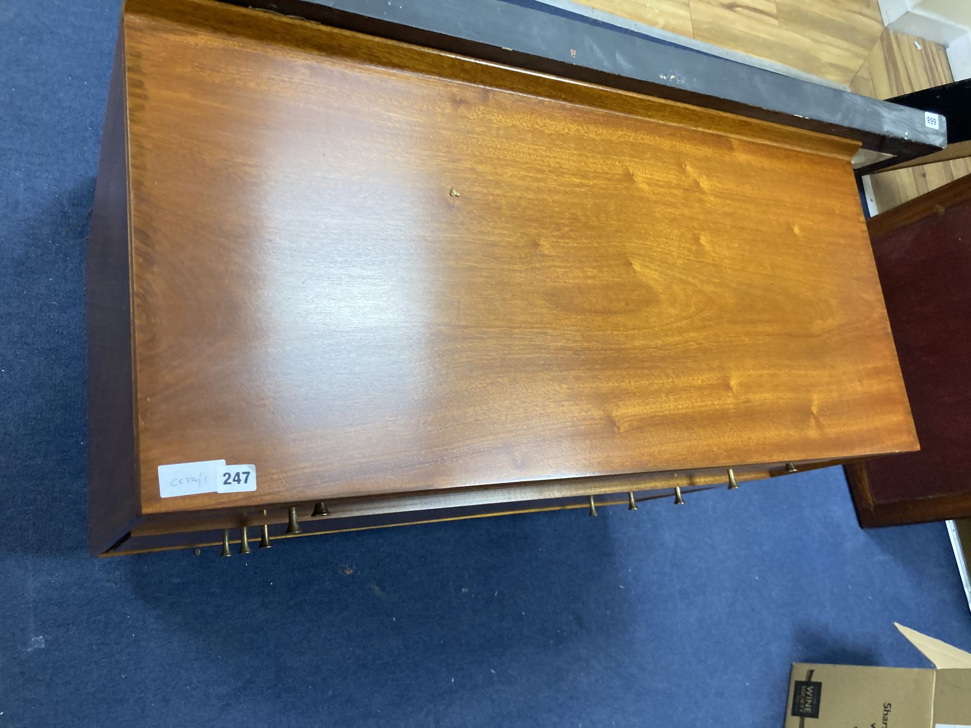A Robert Heritage teak chest of drawers, width 99cm, depth 45cm, height 75cm